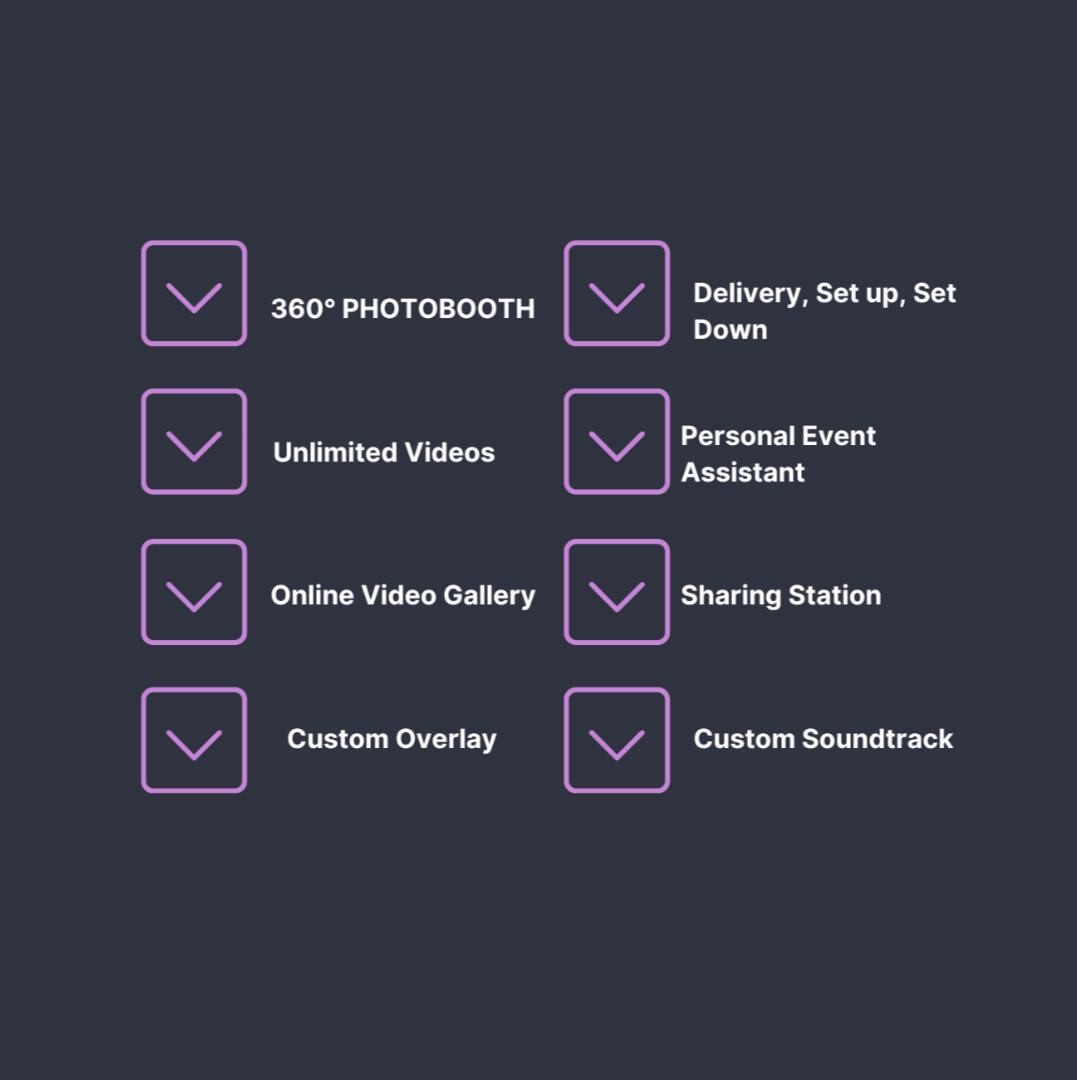 360° Photobooth extras